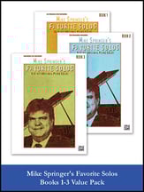 Mike Springer's Favorite Solos Books 1-3 Value Pak piano sheet music cover
